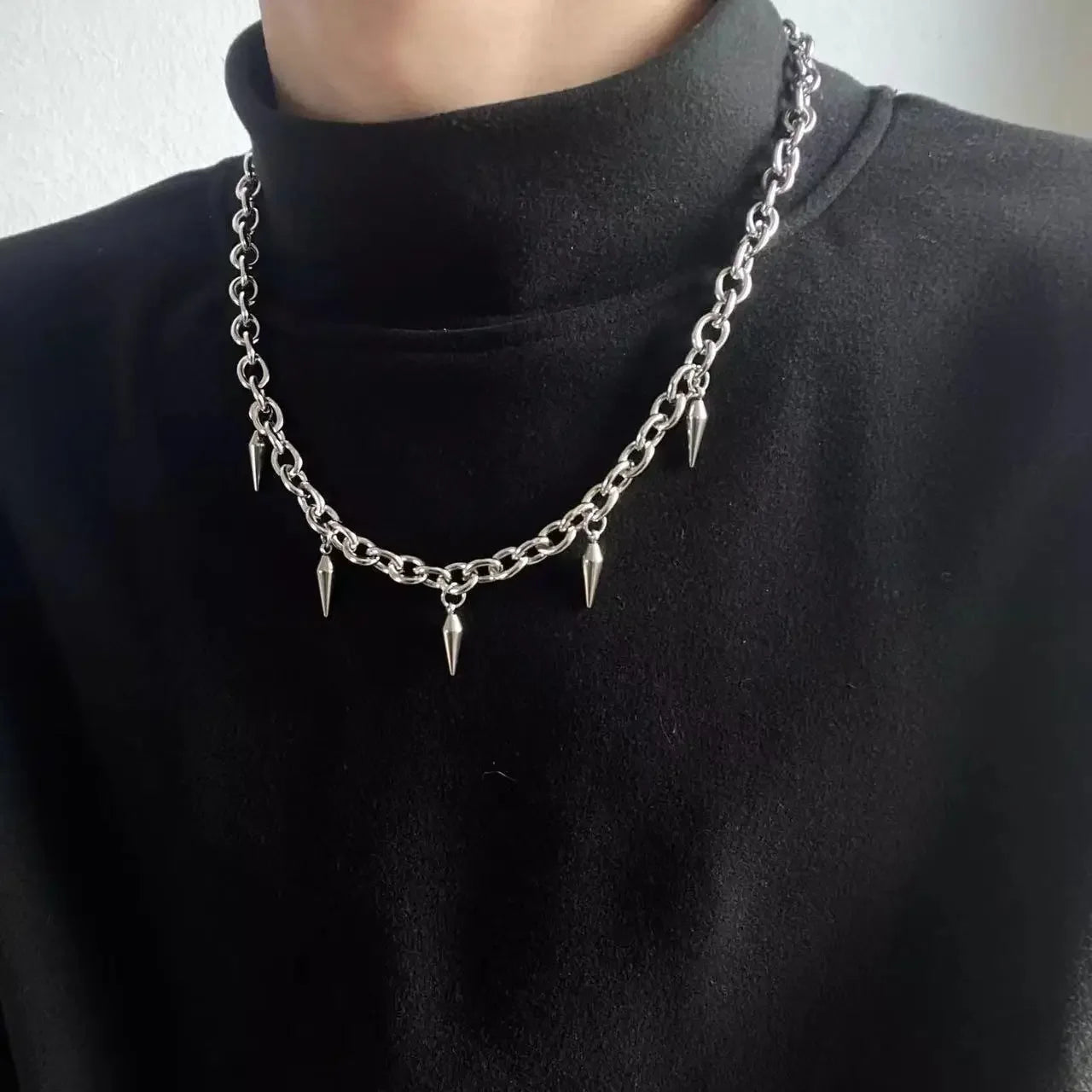 VoidBorn Aesthetics Spiked Necklace