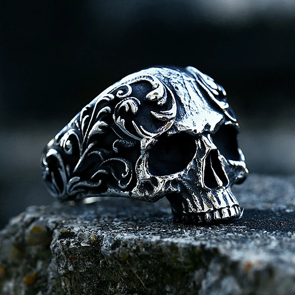 VoidBorn Aesthetics Skull Ring