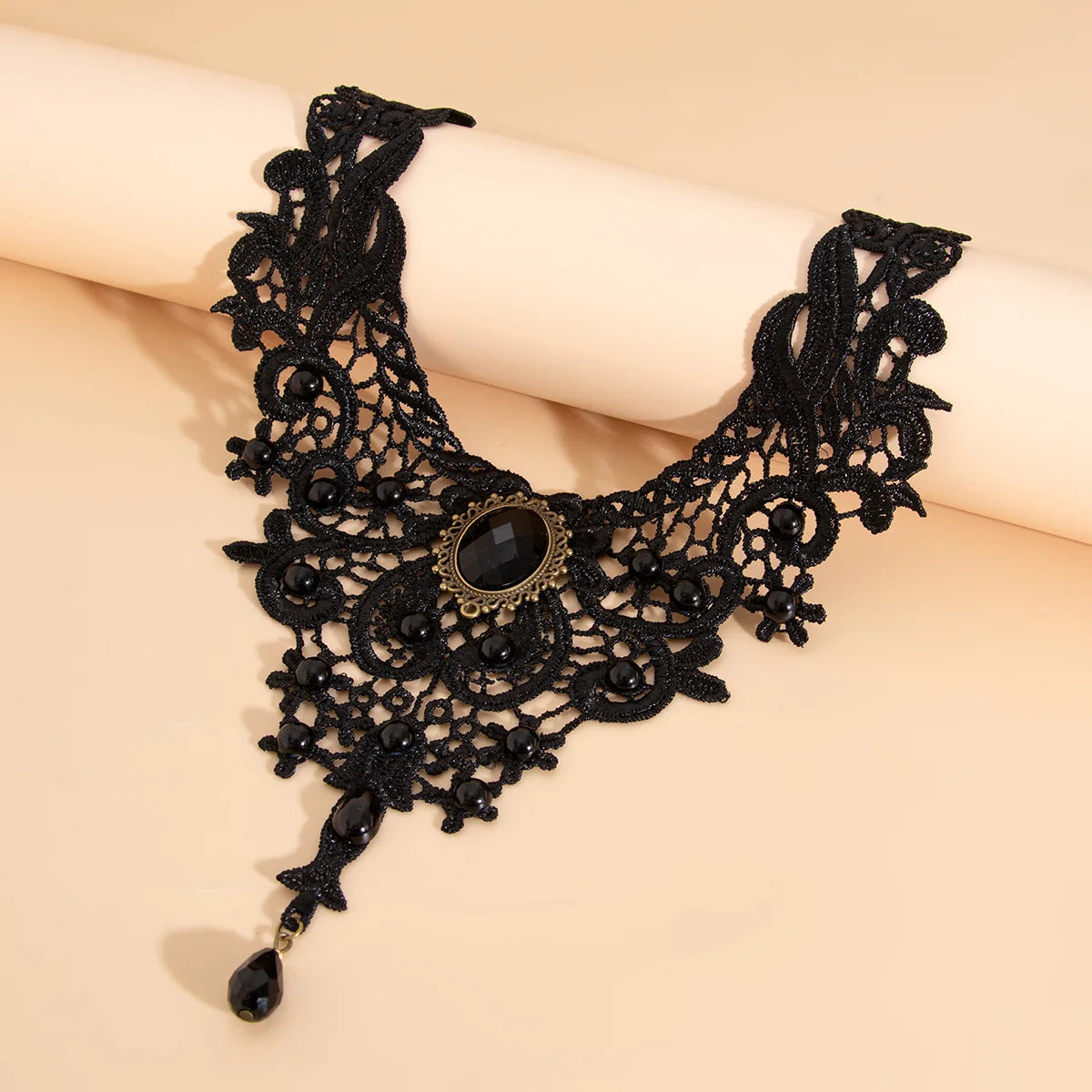 VoidBorn Aesthetics Lace Necklace