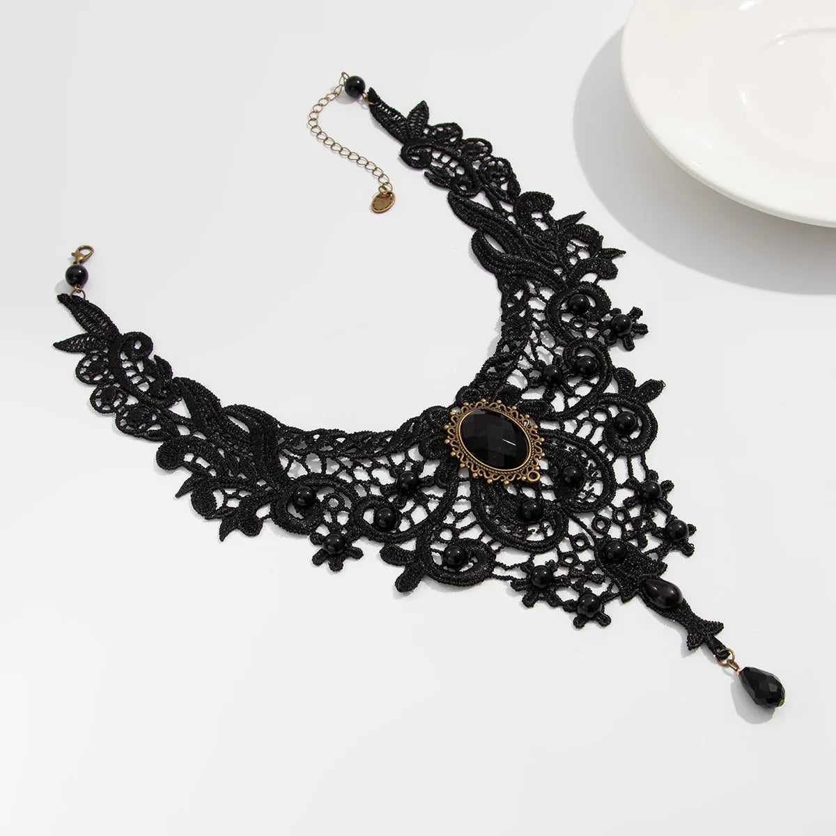 VoidBorn Aesthetics Lace Necklace